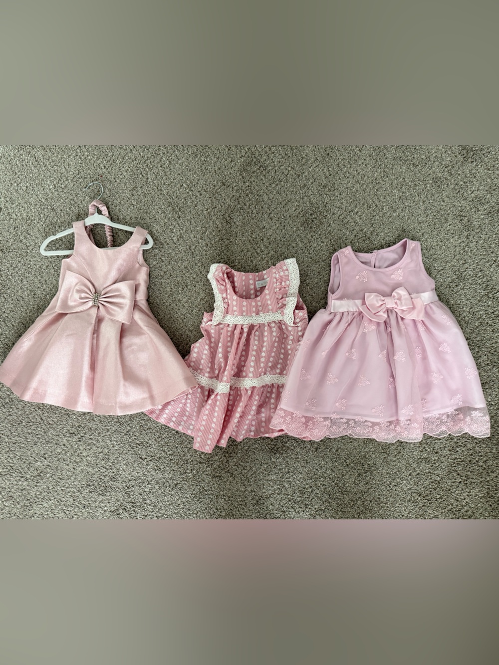 Pink baby girl dress bundle